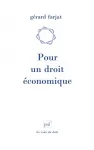 Pour un droit conomique