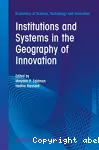 Institutions and systems in the geography of innovation