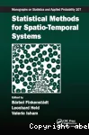 Statistical methods for spatio-temporal systems