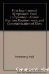 Feed composition, animal nutrient requirements, and computerization of diets