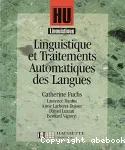 Linguistique et traitements automatiques des langues