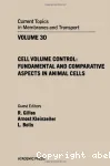 Cell volume control : fundamental and comparative aspects in animal cells