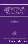 Non-expected utility and risk management