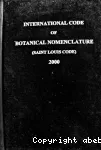 International code of botanical nomenclature (Saint Louis Code)