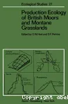 Production Ecology of British Moors and Montane Grasslands