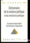 Dictionnaire de la science politique et des institutions politiques