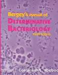 Bergey's manual of determinative bacteriology