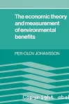 The economic theory and measurement of environmental benefits