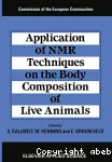 Applications of NMR techniques on the body composition of live animals