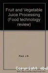 Fruit and vegetable juice processing