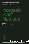 Inorganic plant nutrition