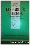 Les marches agricoles