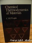 Chemicals thermodynamics of materials