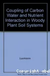 Coupling of carbon, water and nutrient interactions in woody plant soil systems