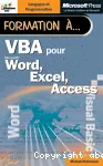 Formation  VBA pour microsoft word, excel, access