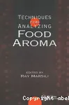 Techniques for analyzing food aroma