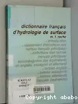 Dictionnaire franais d'hydrologie de surface avec quivalents en anglais-espagnol-allemand