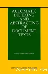 Automatic indexing and abstracting of document texts