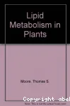 Lipid metabolism in plants