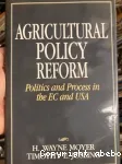 Agricultural policy reform