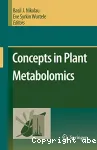 Concepts in plant metabolomics