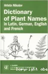 Dictionary of plant names in latin, german, english and french