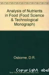 The analysis of nutrients in foods