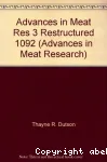 Restructured meat and poultry products