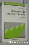 Elments de microconomie. Tome 1 : thorie et applications