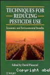 Techniques for reducing pesticide use. Economic and environmental benefits