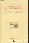 Alpes du Nord et Jura mridional. Notice dtaille des feuilles 48 Annecy 54 Grenoble